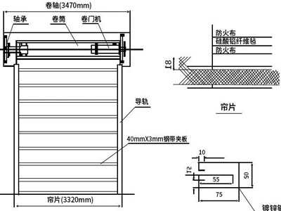 兴建门业的消防3C认证防火卷帘 兴建门业的消防3C认证防火卷帘